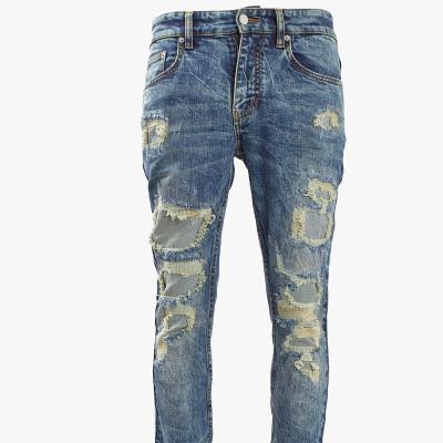 China 23Ripped Jeans Breathable Skinny Jeans for sale