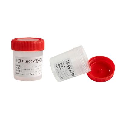 China Sterile 60ML Lab Specimen Urine Collection Cup Container for sale