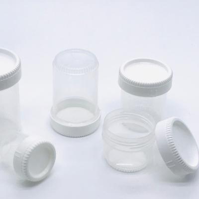 China Sterile Urine Collection Container Sample Specimen Bottle Cup 90ml 120ml Sizes With Label Sterile Urine Container For Hospital JDC090 for sale