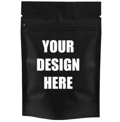 China Hot Sale Disposable Custom Printed Mylar Bag Smell Proof Small Stand Up Bag In Stock for sale