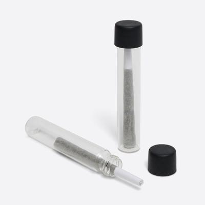 China Resistant Pill Child Screw Lid Glass Pre Roll Memory Tube For Pre Rolled Cones Packaging for sale