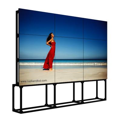 China 49 Inch Indoor Or Semi Outdoor 3.5mm Lcd Video Wall With Super Narrow Bezel for sale