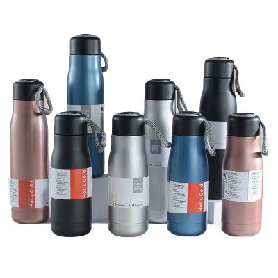 China Outdoor Portable Business Water Bottle Stainless Steel Vacuum Insulation Water Cup Sports Large Capacity Water Cup for sale