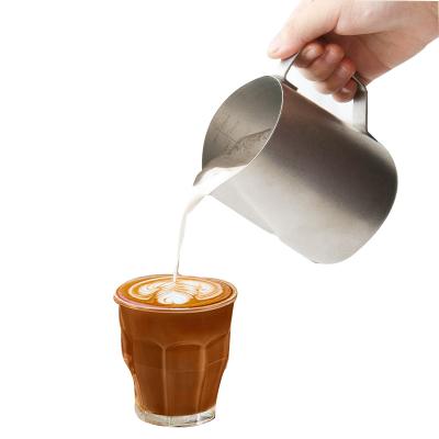 China Sustainable Outdoor Coffee Mug With Tick Marks 304 Stainless Steel Milk Frother for sale