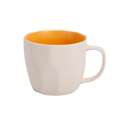 China Creative Pumpkin Coffee Mug Home Water Viable Personalized Ceramic Cup Breakfast Mug for sale