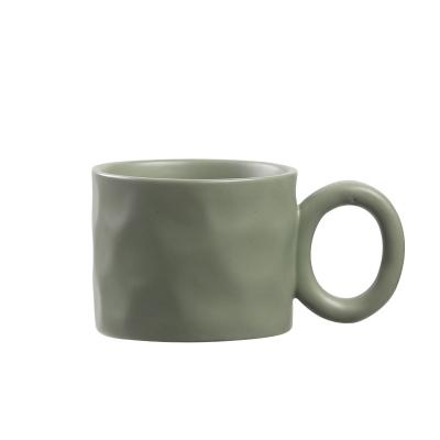 China Sustainable Coffee Mug Ceramic Cup Large Capacity Single Cup Water Mug for sale