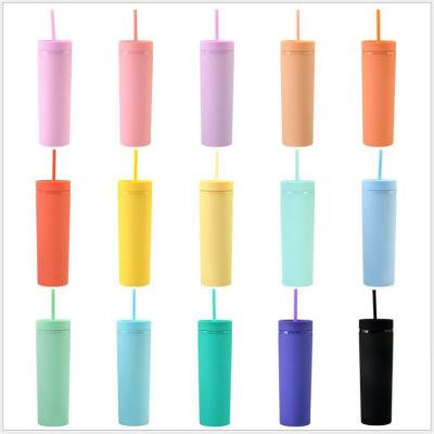 China 16OZ Sustainable Plastic Straw Cup for sale