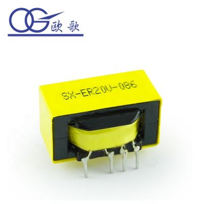 China xuyi High Saturation Electronic Neon Transformer ER2010 Vertical 5+5pin Transformer for sale