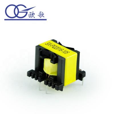 China PQ2016 220v to 110v power transformer ignition vertical pin6+8 transformer pq2016 for sale