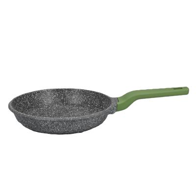 China Home Cooking Long-Handle Designed Frying Pan, Round Frying Pan With Fast Heat Transfer Speed for sale