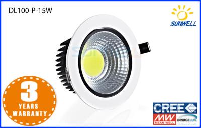 China 4 Zoll führte Umbau vertieftes Pfeiler geführtes downlight 15w mit Aluminiumlegierung zu verkaufen