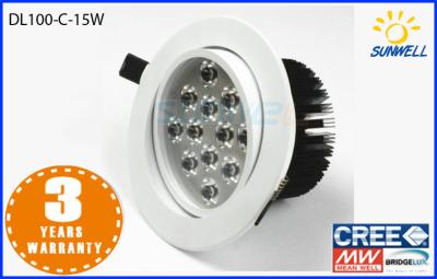 Cina l'alto lume 12v ha condotto Downlight 15watt a 5.5 pollici/downlight di alluminio del gabinetto in vendita