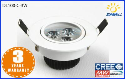 China Superhelligkeit hohes Lumen führte Downlight dimmable 3w 3 Zoll weißes geführtes downlight zu verkaufen