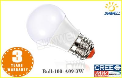 China Hotel Aluminum Warm White 12v 3w led bulbs , energy saving light bulbs for sale