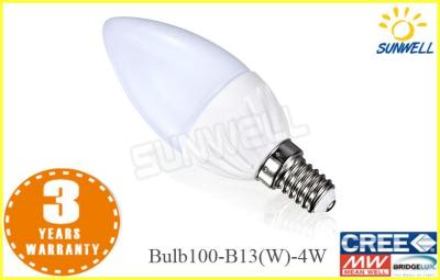 China Ceramic based 4w cool white led candle bulbs e14 e27 100lm/w led bulb for indoor for sale