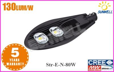 Chine Réverbère naturel du blanc 130lm/w 80w LED de lumen élevé avec 5 ans de garantie à vendre