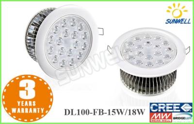 China Warmer Kardanring-hohes Lumen des Weiß-SMD führte Downlight für Geschäft 15w /18w zu verkaufen