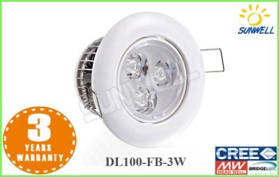 China Wärmen Sie weißes 3w hohes Lumen geführtes Downlight, Epistar führte Umbau downlight zu verkaufen