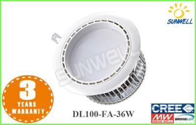 China 36w High Lumen Led Downlight / led emergency downlight 2700K - 6500K for sale