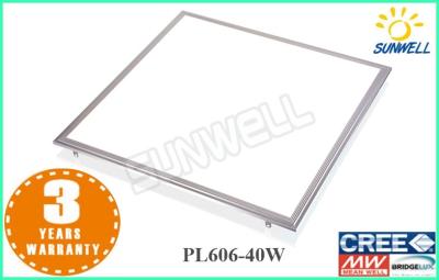 China High lumen square 600x600 led panel / slim flat smd led ceiling panel lights for sale