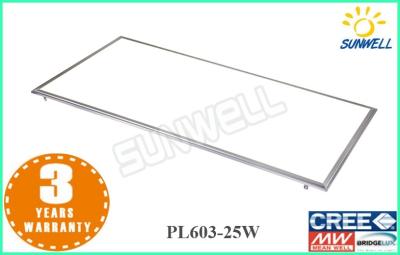 China 600 X 300 Led Flat Panel Lighting for Restaurant , Hospital 25W 90 lm / w for sale