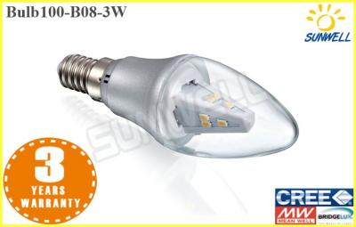 Cina candele a pile a 3 pollici di watt basso di colore dell'oro della lampadina della candela di 220v E14 LED in vendita