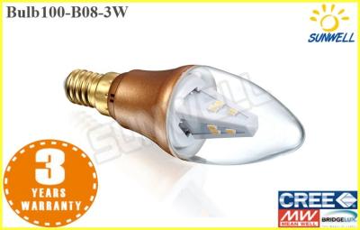 中国 3w ガラス形 LED の蝋燭の球根 E14 のシャンデリア Epistar は破片を導きました 販売のため