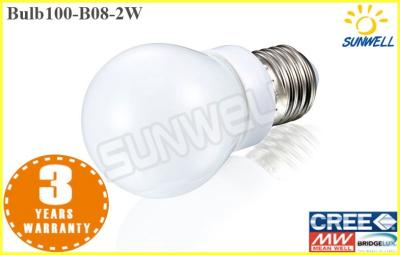 China 270° Beaming Angle E27 ool White Home LED Light Bulbs Lighting 2watt for sale