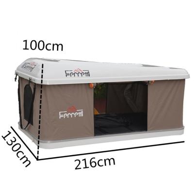 China Beige HARD TOP Tent ON THE ROOF OF THE CAR TENT with Quick Automatic Opening 2019 for sale