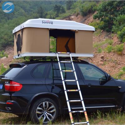 China Four-season Canvas Car Roof Tent for Camping and Mountaineering for sale