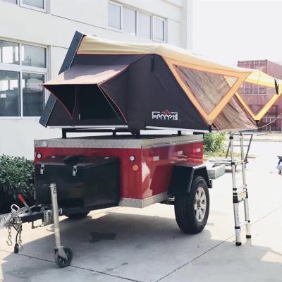 China Grey Car Roof Top Tent for Vehicle Diy 4 Person Camping Area 2.4 Square Meters for sale