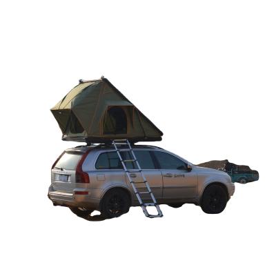 China Black Aluminium Car Roof Top Tent Camper 4x4 One Bedroom Structure Camping for sale