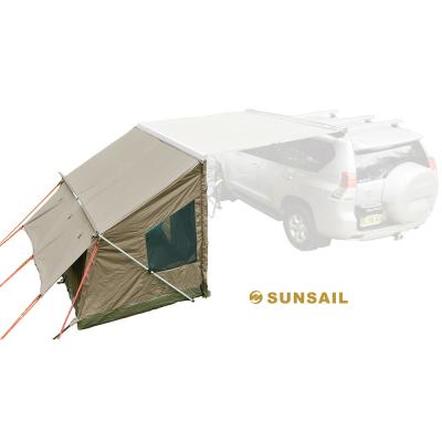 China Four-season Tent and Canvas Fabric for Travel-friendly Car Side Awning for sale