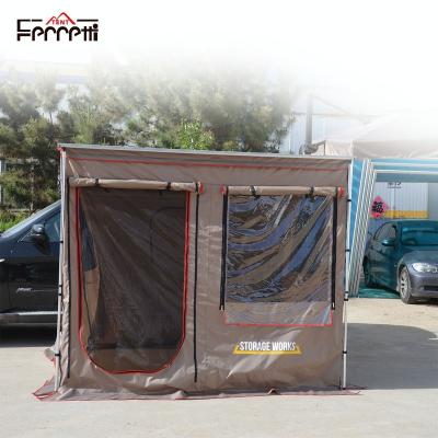 China Bottom Waterproof Index 3000 mm Outdoor 2.5 Meters Wind Awning for Car Side for sale