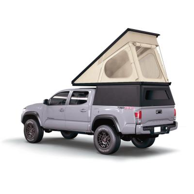 China Unleash Your Inner Explorer Luxury Pop-Top Truck Camper with Mummy Sleeping Bag Style for sale