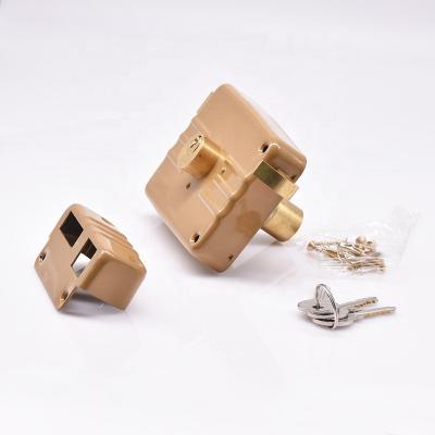 China Door Simple Design Mortise Door Interior Steel Cylinder Hidden Lock Latch For Wooden Doors for sale