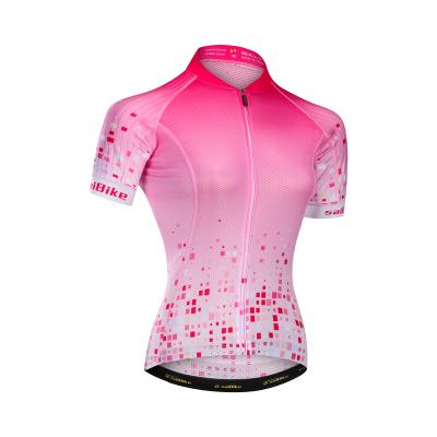 China Breathable Custom Quick Dry Bike Cycle Clothes Short Sleeve Powerband Team Cycling Wear Clothing Women Cycling Tank Top for sale