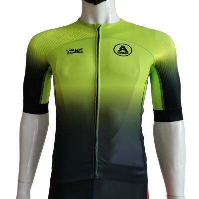 China Breathable Custom OEM Design Men's Short Sleeve Fluorescence Singlet Road Bike Cycling Jersey Cycling Cycling Uniforms for sale