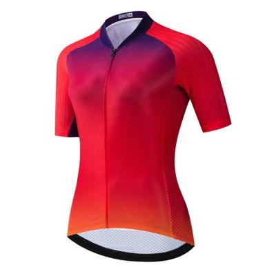 China Breathable Short Sleeve Shirt Bicycle Apparel Mountain Bike Clothes Cycling Shirt Cycling Jersey Top Women Cycling Clothing for sale