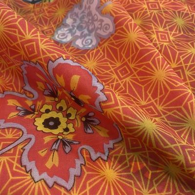 China Breathable high quality hot selling 100% colorful style polyester pongee printed fabric for mattress for sale