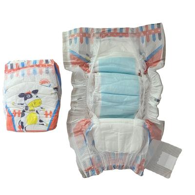 China cheap printed b grade baby diapers with chinese made machine wholesale price for sale