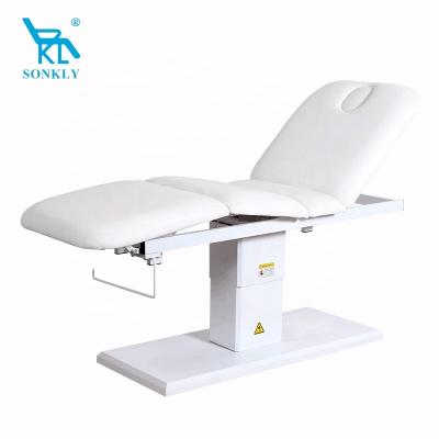 China 3 motor sonkly brand sonkly brand soft and comfortable electric adjustable massage bed wicking beauty spa treatment bed for sale