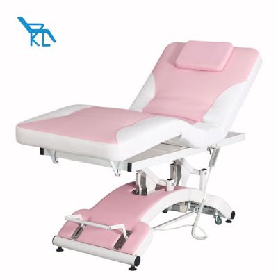 China Luxury Therapeutic Spa Lash Beauty Facial Bed Custom electric motor massage table beauty salon 3 sonkly brand soft and comfortable for sale