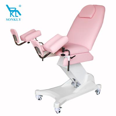 China Sonkly Brand High Performance Techmel Hospital Delivery Soft And Comfortable Obstetric Bed Obstetrics And Gynecology Table for sale