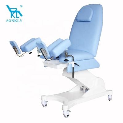 China Soft and comfortable brand sonkly China manufacturer CE ISO hospital surgical tables medical electric gyno chair for sale