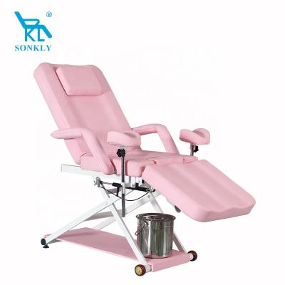 China soft and comfortable sonkly brand manual bed gynecological examination chair patient operation table for sale