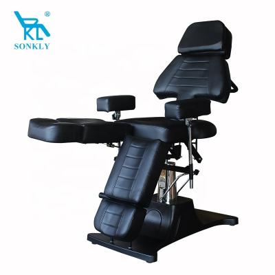 China Beautiful appearance sonkly brand professional hydraulic client chair tattoo massage bed table salon tattoo studio equipment for sale