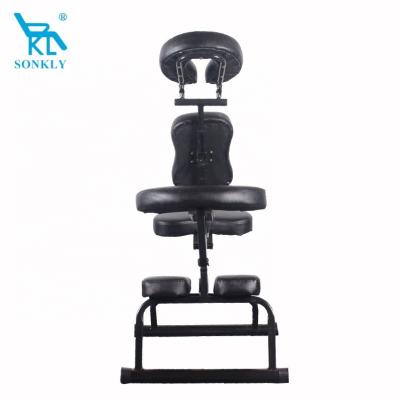 China Beautiful appearance sonkly brand adjustable massage chair peep and lightweight portable foldable therapy chair folding massage tattoo chair for sale