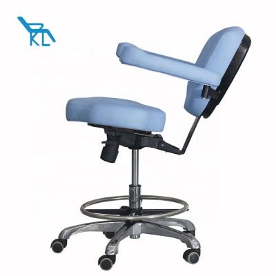 China Beautiful appearance sonkly brand fiber design lab stool practical dental surgery soft leather ergonomic material simulation unit training stool for sale