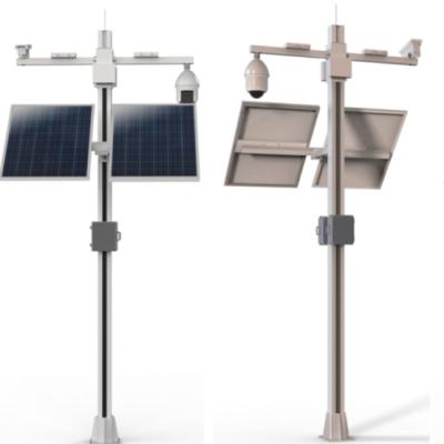 China Small Stainless Steel Solar Power System Stand Alone Outdoor Solar Power System Camera Power Supply for sale